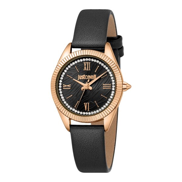 Just Cavalli Amabile Leather Black