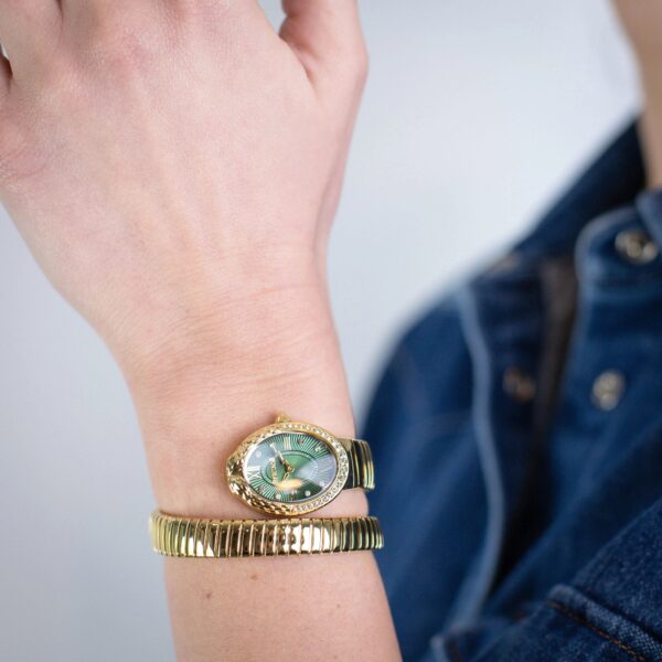 Just Cavalli Fiore Yellow Gold Green - alternate view