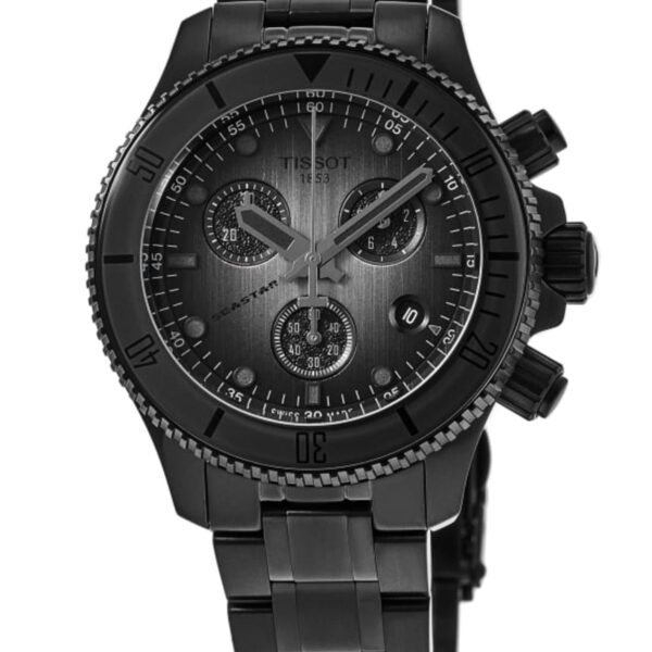 Tissot Seastar 1000 Quartz Chronograph 38mm Black PVD T120.217.33.061.00