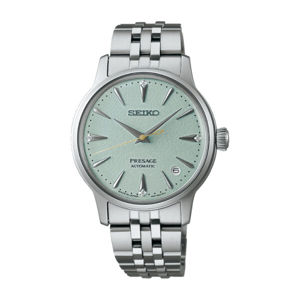 Seiko Presage Silver Stainless Steel Strap Women Watch Srpl63J1