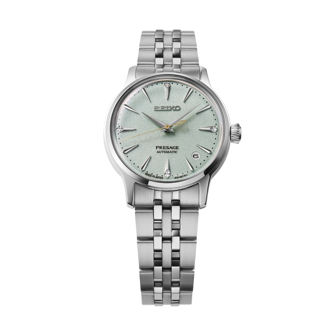 Seiko Presage Silver Stainless Steel Strap Women Watch Srpl63J1 - Image 3