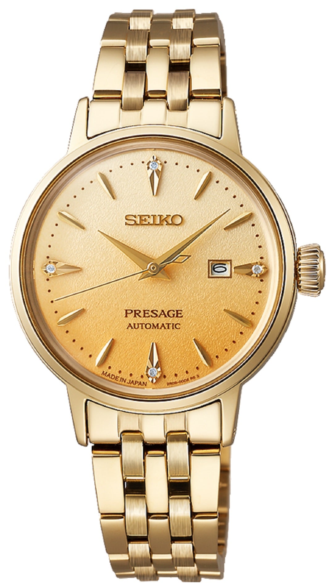 Seiko Presage Cocktail Time Sre018J1 "Eggnogg" Automatic Watch For Women
